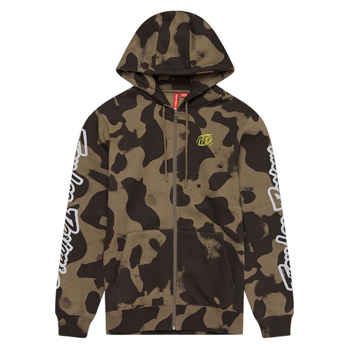 Felpa con cappuccio zip intera