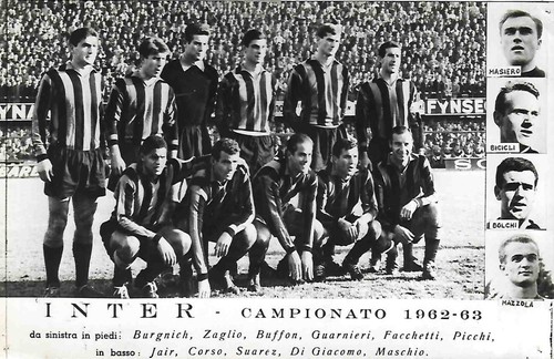 Cartolina inter 1962 - cartolina, 1962/63