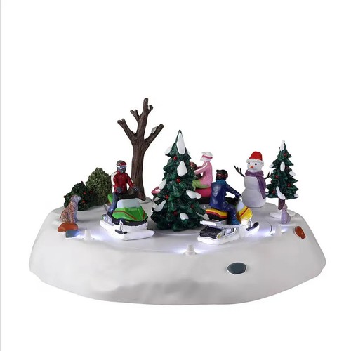 Lemax snowmobile fun 24953 - lemax,