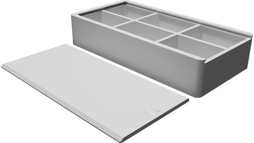 Scatola rotonda con coperchio - con,