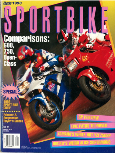 Sportbike cycle magazine 1993 - cycle,