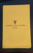 Polonaise Fr.Chopin Arr.v. Oscar Fetrás. Harmonium Spartiti orchestra