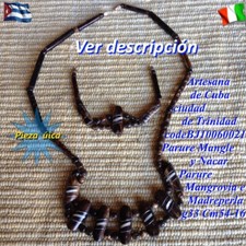 Parure Mangle e Nácar Collar e Pulsera Cuba Trinidad Pieza única