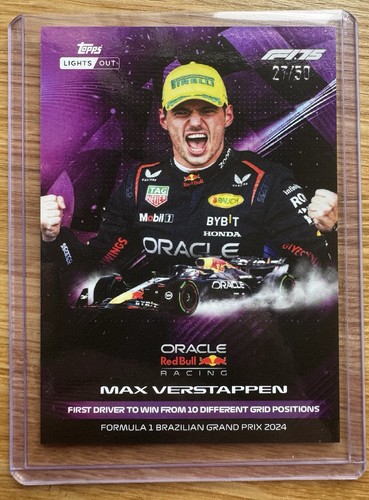 Max verstappen 2025 topps - verstappen,