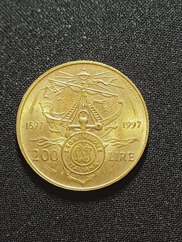 Moneta 200 lire italia 1997 - moneta,