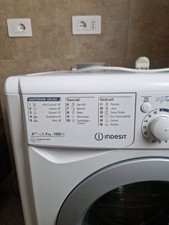 lavatrice usata praticamente nuova, indesit, carica frontale, bianca, classe A