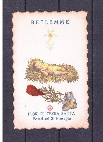Santino betlemme fiori - santino, di