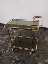 CARRELLO BAR IN OTTONE DORATO