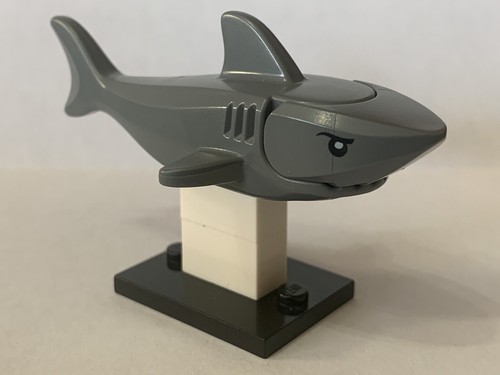 Lego squalo grigio scuro - grigio,