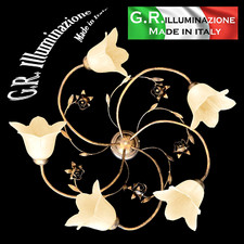 PLAFONIERA IN FERRO BATTUTO 5