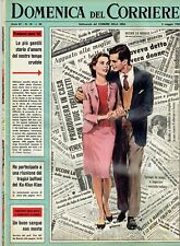 DOMENICA DEL CORRIERE 1965/18=STORIE D'AMORE CRUDELI=KU KLUX KLAN=SILVIO CECCATO