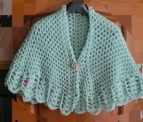 Mantellina della nonna verde - della,