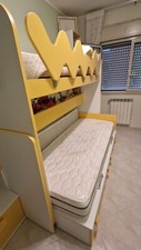 Letto a castello scorrevole Colombini  Salva spazio - Come nuovo