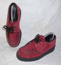 Scarpe Underground Original Wulfrun Creeper suola singola bordeaux - taglia UK 6