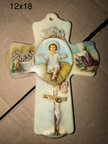 Croce parete con immagini - croce, da