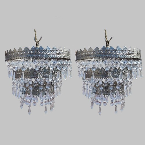 Coppia lampadari vintage in - di,