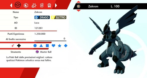 Zekrom shiny masterball - zekrom,