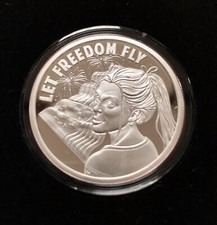 Silver Shield - 2022 1 oz LET FREEDOM FLY Proof - solo 888