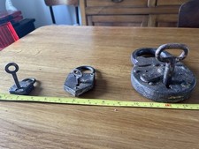 Tre lucchetti antichi ‘800/‘900