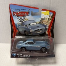 (NUOVO) Disney Pixar Cars 2 FINN MCMISSILE pressofuso 1:55 auto giocattolo raro 2010