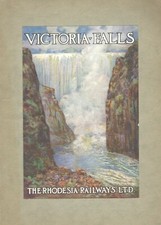 VICTORIA FALLS The Rhodesia Railways 1934 VINTAGE TOURIST BROCHURE Rhys Jenkins