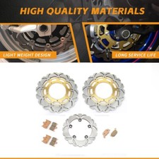 Front Rear Brake Rotors Discs