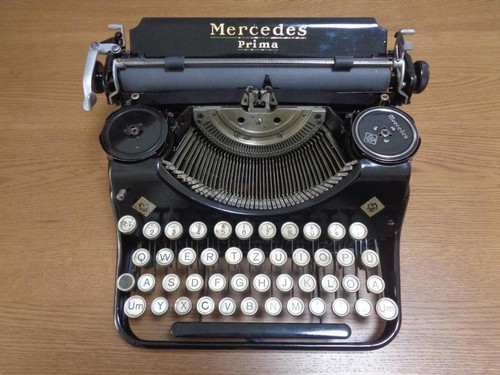 Mercedes prima typewriter with - prima,