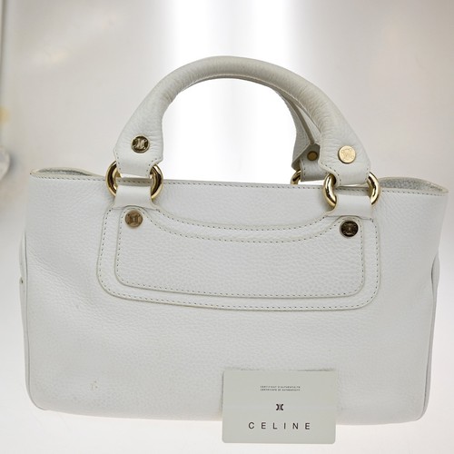 Borsa boogie con logo celine - con,