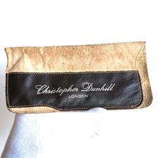 fodero occhiali da sole CHRISTOPHER DUNHILL sunglasses case custodia soft pelle