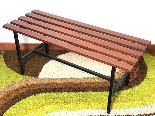 Panca teak vintage - vintage, 60