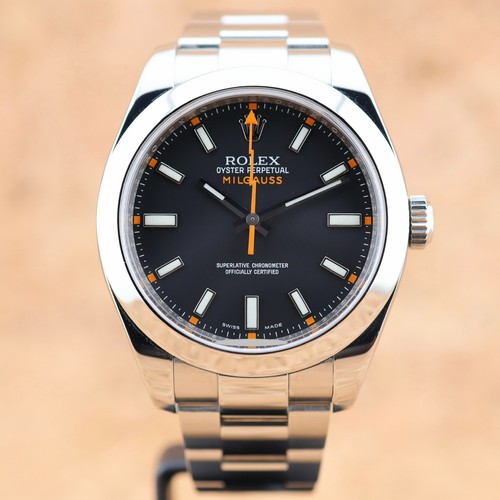 Rolex milgauss 116400 silver - rolex,