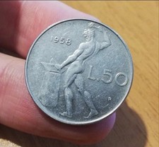NON COMUNE - 50 LIRE 1958 -