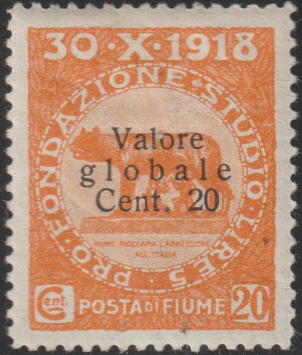 1919 fiume cent - 1919, 20