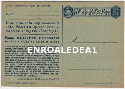 Cartolina franchigia medaglia - franchigia,