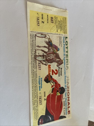 Biglietto lotteria nazionale - lotteria,