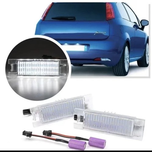 Luci led targa fiat - luci, punto,fiat