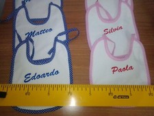Bavette neonato con nome