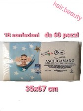 Roial 18X ASCIUGAMANI MONOUSO IN CARTA A SECCO Goffrata DA 60 Pz