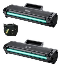 2 TONER PER SAMSUNG SCX3205W SCX-3200 ML1660 ML1665 ML1670 1675 ML1860 ML1865W 