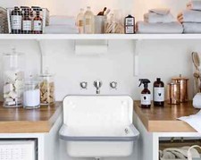 Lavello cucina bianco smaltato