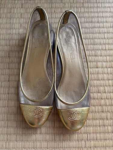 Ballerine chanel oro taglia - chanel, 36