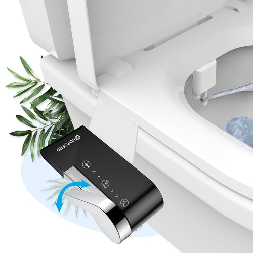 Bidet attachment toilet - attachment, dual