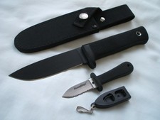 RARO Cold Steel Master Hunter, lama nera " STERILE", realizzato da Hattori + regalo