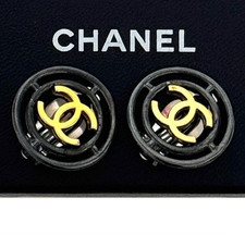 Chanel 96p orecchini rotondi - chanel,