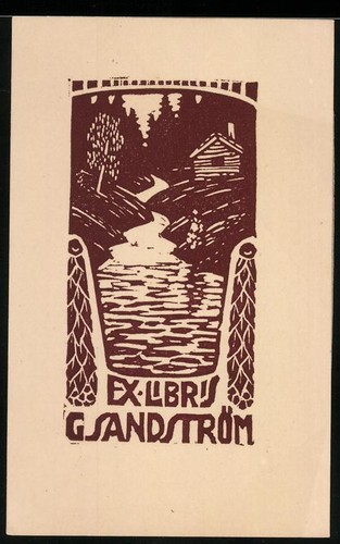 Exlibris sandström - exlibris,
