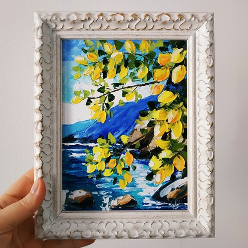 Dipinto sicilia albero - sicilia,