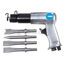 MARTELLO SCALPELLATORE PNEUMATICO ARIA CON 4 SCALPELLI ESAGONALI FERVI 0059