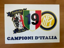 INTER FC ADESIVO CAMPIONI D'ITALIA  IRRIDUCIBILI ULTRAS CURVA NORD