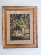 Quadro A Olio Con Cornice Su