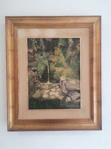 Quadro olio con cornice - con,